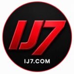 IJ7 Game logo with bold red IJ7 text on a black circular background
